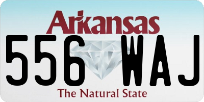 AR license plate 556WAJ
