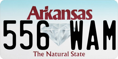 AR license plate 556WAM