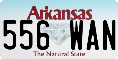 AR license plate 556WAN