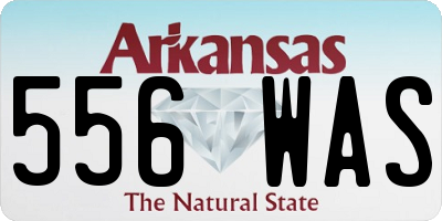 AR license plate 556WAS