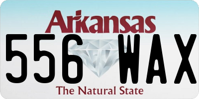 AR license plate 556WAX