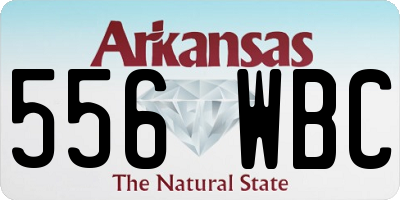AR license plate 556WBC