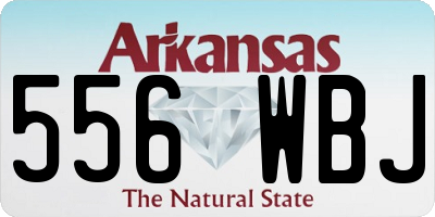AR license plate 556WBJ