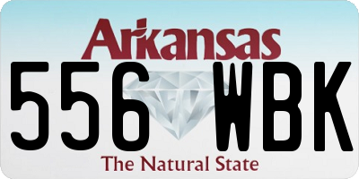 AR license plate 556WBK