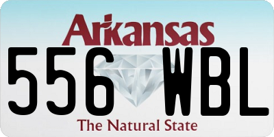 AR license plate 556WBL