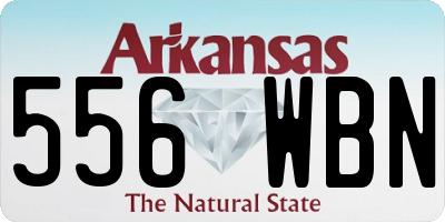 AR license plate 556WBN