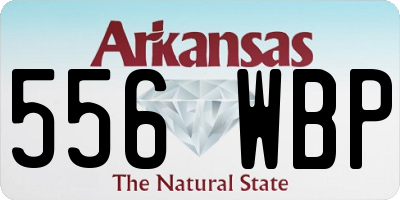 AR license plate 556WBP