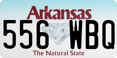 AR license plate 556WBQ