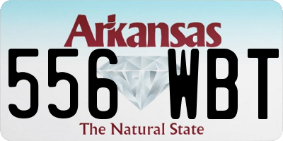 AR license plate 556WBT