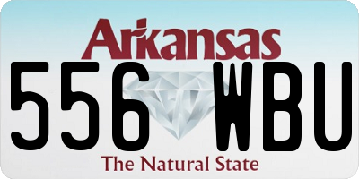 AR license plate 556WBU