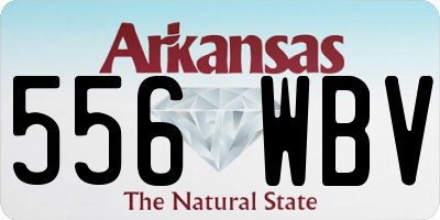 AR license plate 556WBV