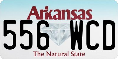 AR license plate 556WCD