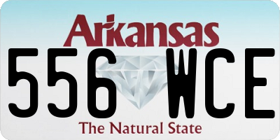AR license plate 556WCE