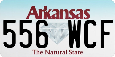 AR license plate 556WCF
