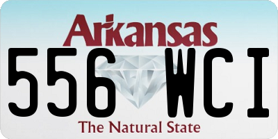 AR license plate 556WCI