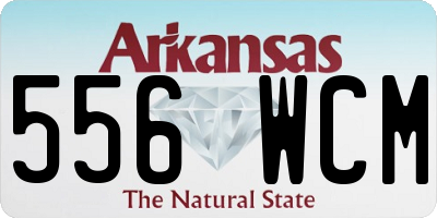 AR license plate 556WCM