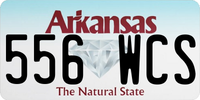 AR license plate 556WCS