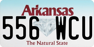AR license plate 556WCU