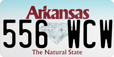AR license plate 556WCW