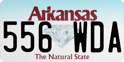 AR license plate 556WDA