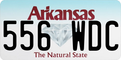 AR license plate 556WDC