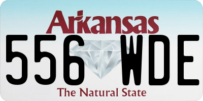 AR license plate 556WDE