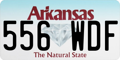AR license plate 556WDF