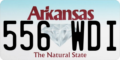 AR license plate 556WDI