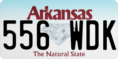 AR license plate 556WDK
