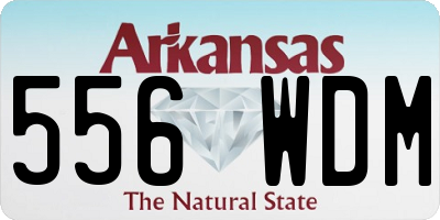 AR license plate 556WDM