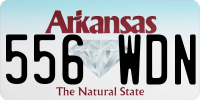 AR license plate 556WDN