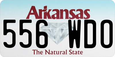 AR license plate 556WDO