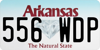 AR license plate 556WDP