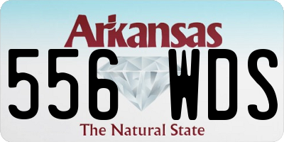 AR license plate 556WDS