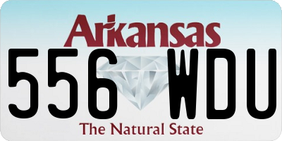 AR license plate 556WDU