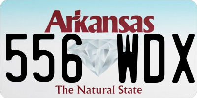 AR license plate 556WDX