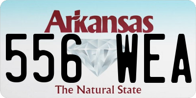 AR license plate 556WEA