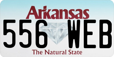 AR license plate 556WEB