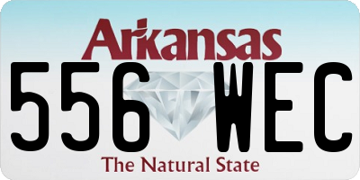 AR license plate 556WEC