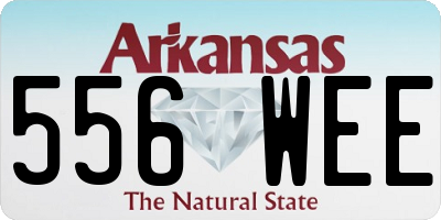AR license plate 556WEE