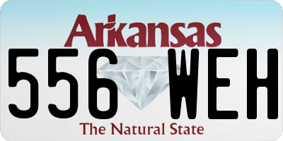 AR license plate 556WEH