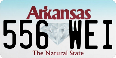 AR license plate 556WEI