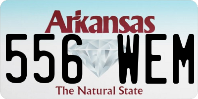 AR license plate 556WEM