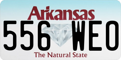 AR license plate 556WEO