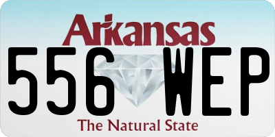 AR license plate 556WEP