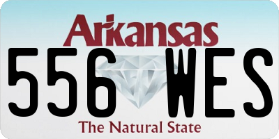 AR license plate 556WES