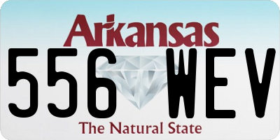 AR license plate 556WEV