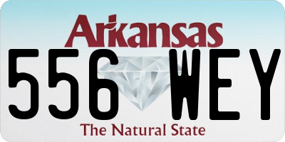 AR license plate 556WEY
