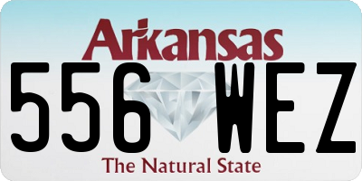 AR license plate 556WEZ
