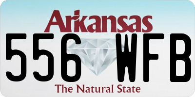 AR license plate 556WFB